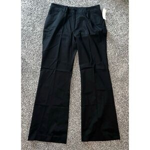 NWT Boo Gemes Women's Wide Leg Black Dress pants size‎ 12